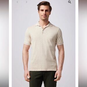 New Mens Good Man Brand Match Point Soft Slub‎ Jersey Polo Shirt Peyote